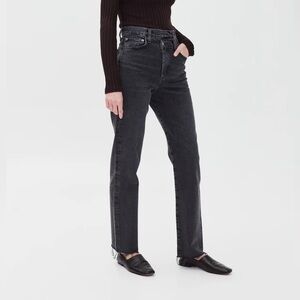 AGOLDE Criss Cross Straight Jeans ✨BRAND NEW WITH TAGS ✨Washed Black ✨SIZE: 24”
